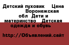 Детский пуховик  › Цена ­ 3 200 - Воронежская обл. Дети и материнство » Детская одежда и обувь   